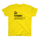 kengochiの403 Forbidden エラーコードシリーズ Regular Fit T-Shirt
