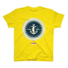 株式会社レキオネシアの琉球伝統帆掛鱶舟帆漕馬鹿：紋章3 スタンダードTシャツ