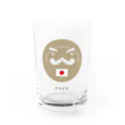 yumegokochiの応援だるま Water Glass :front