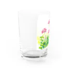 リラのレンゲ草 Water Glass :left