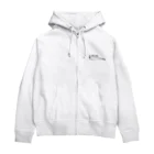 Cɐkeccooのらくがきシリーズ『じたばたワニさん』モノクロ Zip Hoodie