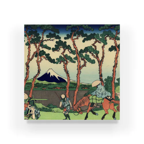 東海道程ケ谷／葛飾北斎 Acrylic Block