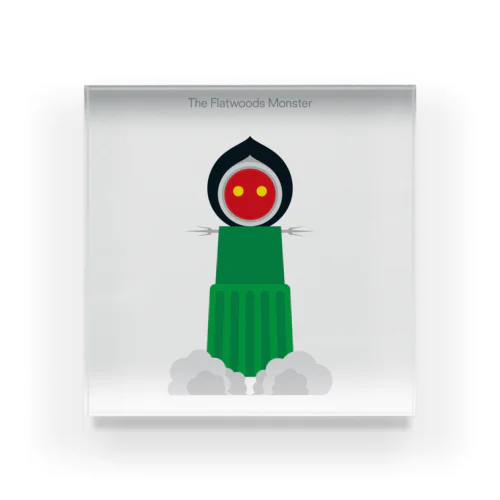 The Flatwoods Monster Acrylic Block