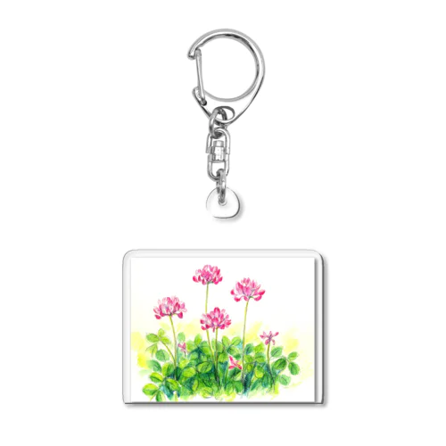 レンゲ草 Acrylic Key Chain