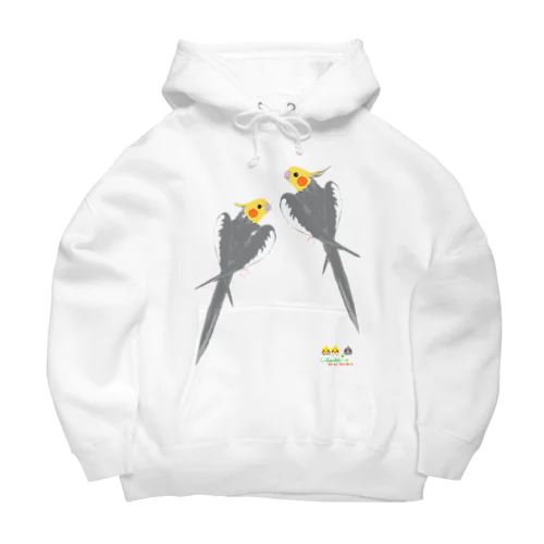 ノーマルオカメインコ　ごきげんポーズ中 Big Hoodie