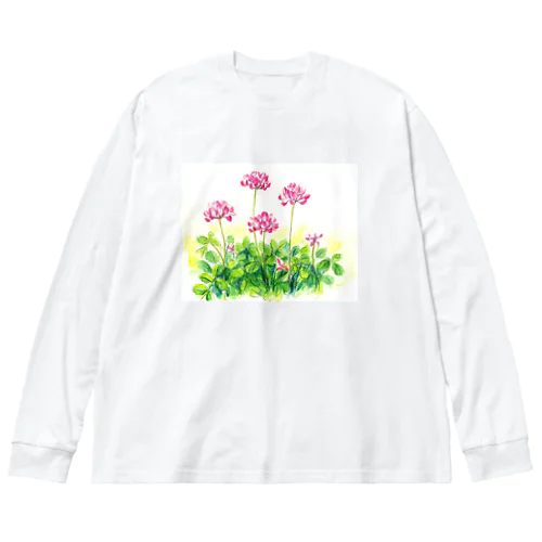 レンゲ草 ビッグシルエットロングスリーブTシャツ