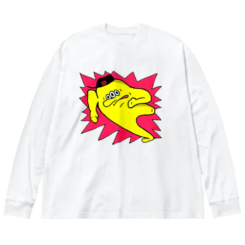 ぽっちょ ビッグシルエットロングスリーブTシャツ