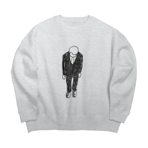 すいません、、、 Big Crew Neck Sweatshirt