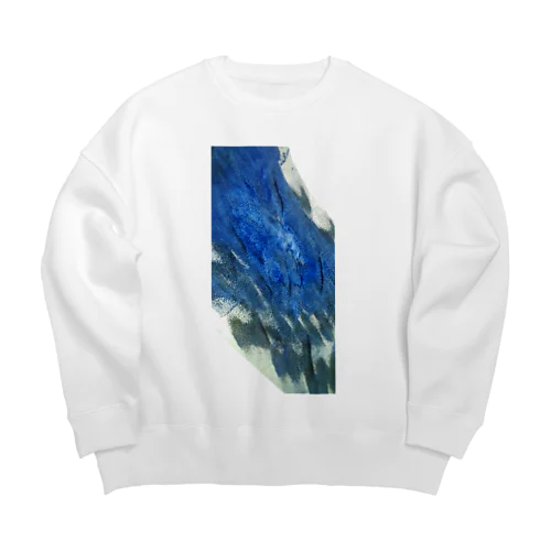 魚が泳ぐ Big Crew Neck Sweatshirt