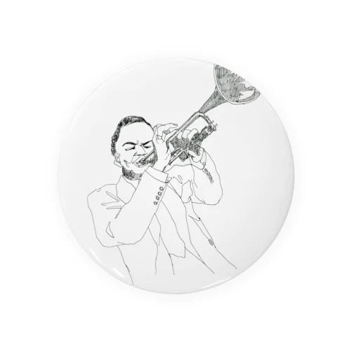 Jazz トランペット Tin Badge