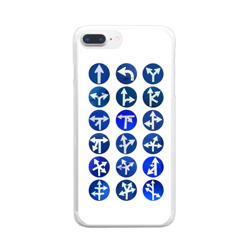  道路標識02 Clear Smartphone Case