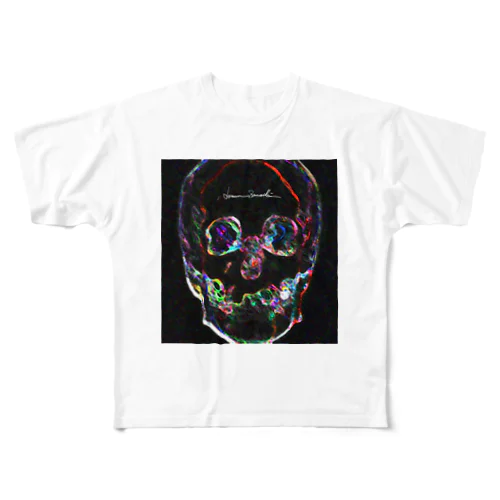 Bright Face All-Over Print T-Shirt