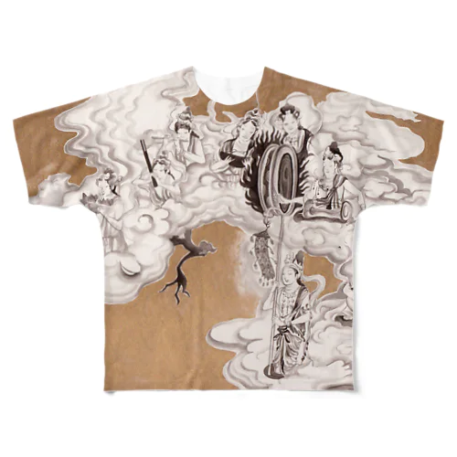 ほとけさま All-Over Print T-Shirt