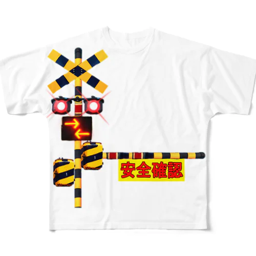 「ふみきりスマイル」グッズ  All-Over Print T-Shirt