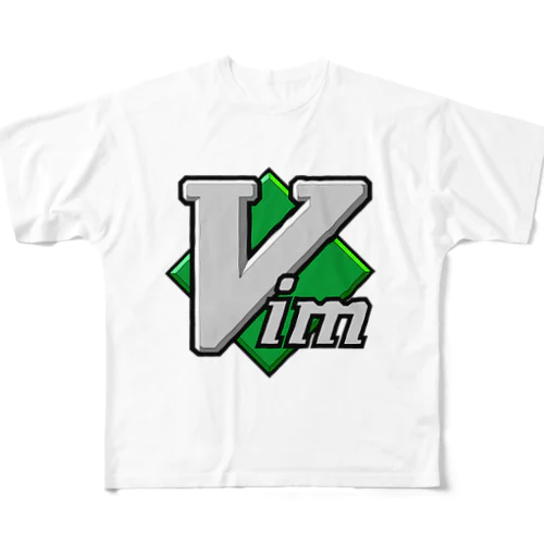 Vim フルグラフィックTシャツ