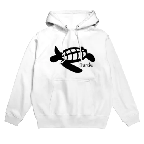 Turtle-Black Hoodie