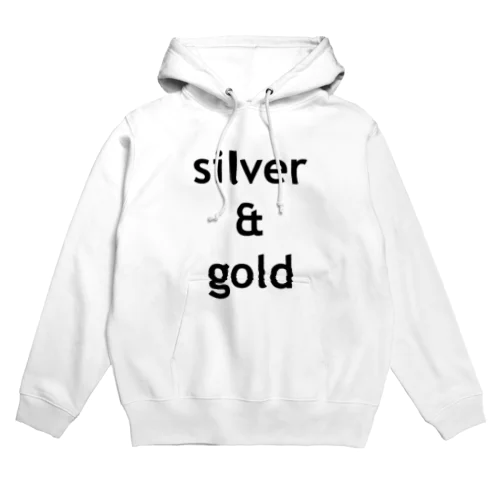 silver & gold Hoodie