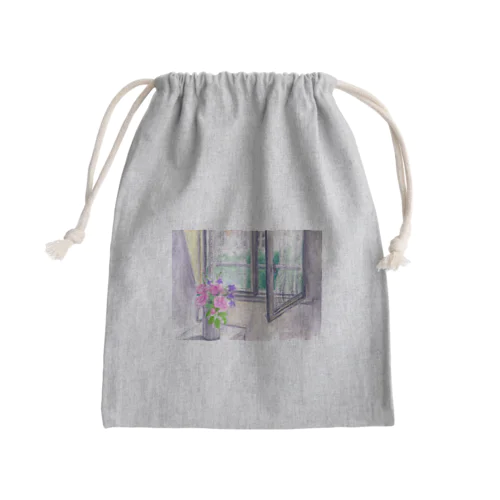 窓辺 Mini Drawstring Bag