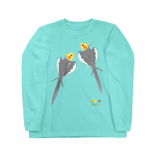 ノーマルオカメインコ　ごきげんポーズ中 Long Sleeve T-Shirt