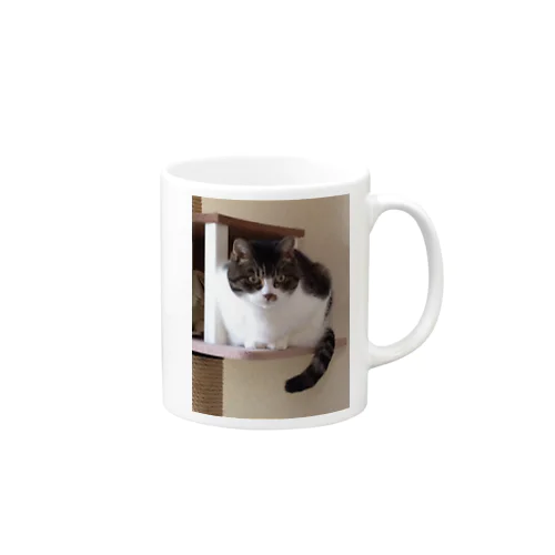 ねこタワーのうちの子 Mug