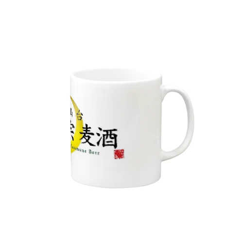 伊達政宗麦酒グッズ（白） Mug