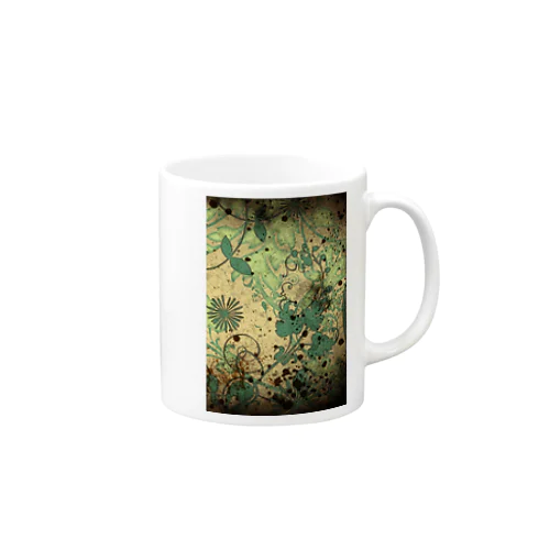 Antique green Mug