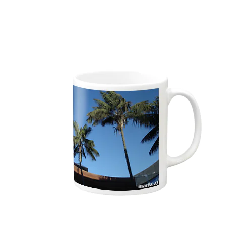 Los Angeles Malibu Palm Tree マグカップ