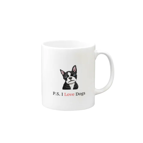 P.S. I Love Dogs（クライング・ドッグ） Mug