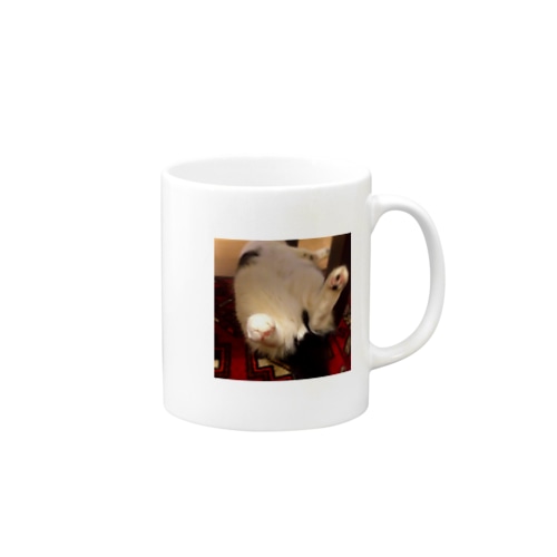 ネコの股間 Mug