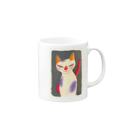 猫の絵だよ Mug