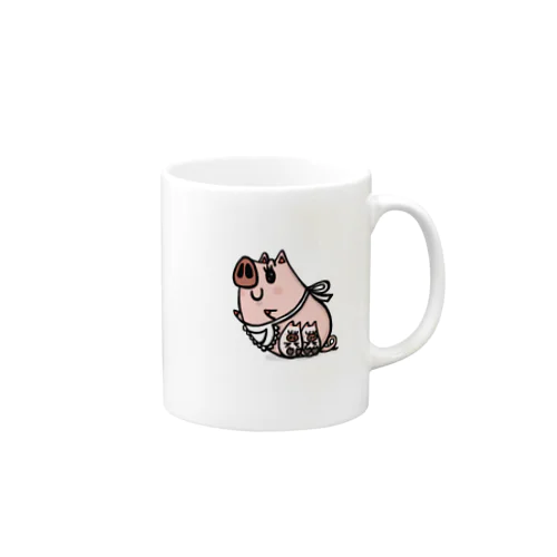 ブタちゃんママ Mug