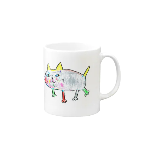 ねこぬりえ。その２ Mug