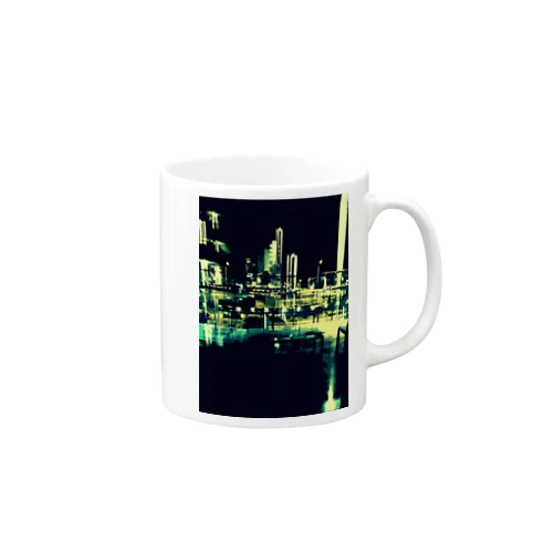 neon  station Mug