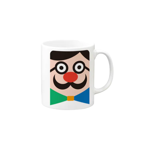 ひげメガネくん Mug