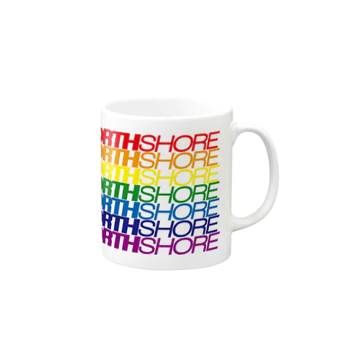 NORTH SHORE rainbow マグカップ