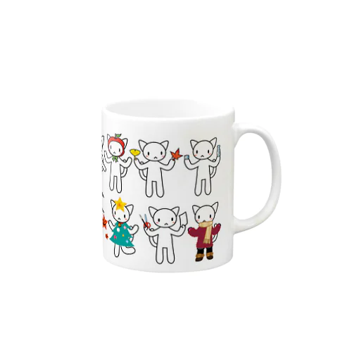 しろねこアソート Mug