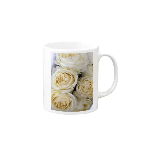 ホワイトローズ Mug