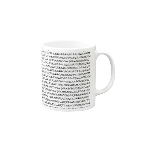 alphabet Mug