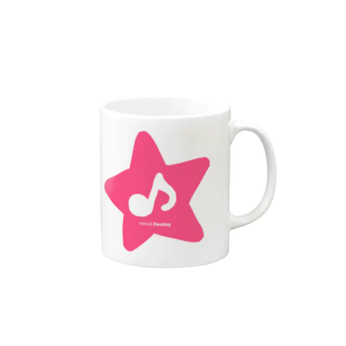 minoliDestiny PINK STAR マグカップ