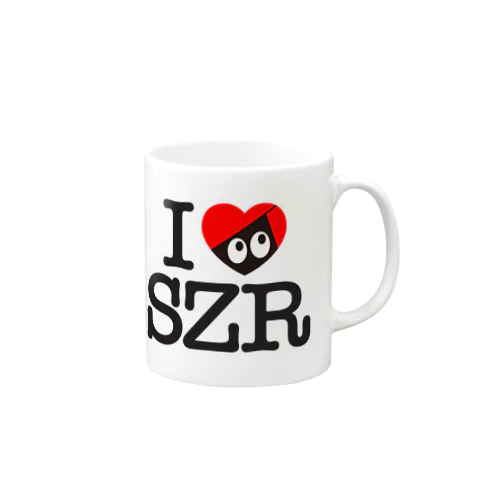 I LOVE SZR. マグカップ