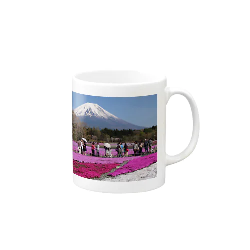 富士芝桜 Mug