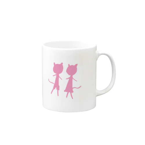 ねこピクト03 Mug