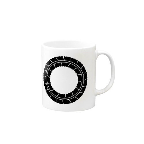 家紋 藤輪 Mug