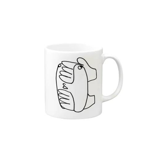 からてチョップH Mug