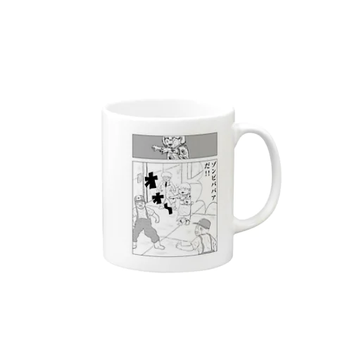 月刊タニシ最強巻貝伝説名場面劇場マグカップ マグカップ Mug