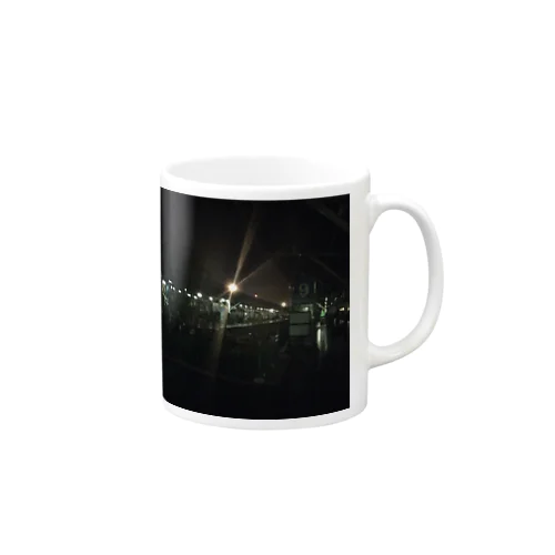 ホアランポーン駅の夜 Mug