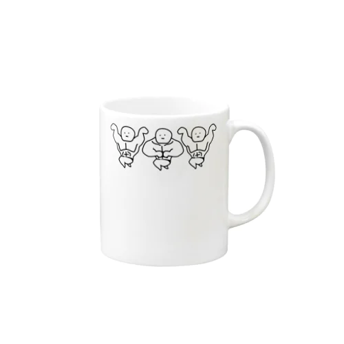 マッチョマッ色白タイプ Mug