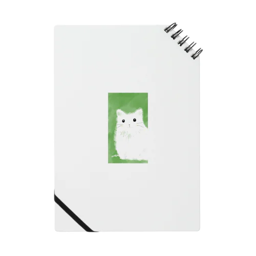 001.cat-white ノート