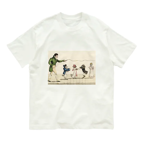 パリのドッグショー Organic Cotton T-Shirt