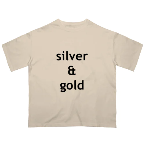 silver & gold オーバーサイズTシャツ